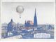 AUTRICHE - BALLONPOST PRO JUVENTUTE - 1955 - CARTE ILLUSTREE (VOIR DOS) Par BALLON De WIEN - Balloon Covers