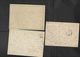 1881.      EMPIRIAL  RUSSIA  THREE  STATIONARY CARDS  SEND  FROM RUSSIA  TO  BRITAIN. - Russia