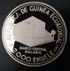 Equatorial Guinea 2000 EKUELE ND 1979 SILVER PROOF "XXII Olympics 1980" Free Shipping Via Registered Air Mail - Guinea Ecuatorial