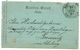 Austria 1890 3kr Letter Card Prossnitz (Prostějov) Postmark - Cartas-Letras