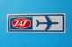 JAT - YUGOSLAV AIRLINES ... Vintage Official Sticker * National Airways * Plane * Avion * No. 1 - Pegatinas