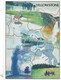 Postcard Map Of Yellowstone National Park PU 1998 My Ref  B22316 - Maps