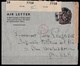 LETTRE ALGER /LONDRES ENTRE EPOUX CHACUN ENGAGES DANS LE CONFLIT-VOIR LES 4 SCANS.CENSURE - Guerre De 1939-45