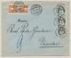 Schweiz - 1919 - 3x 3c Portomarke In Strip On Taxed Cover From  Veltheim To Dürnten - Strafportzegels