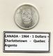 Canada - 1964 - 1 Dollaro - Charlottetown - Quebec - Argento - (MW1174) - Canada