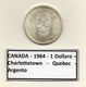 Canada - 1964 - 1 Dollaro - Charlottetown - Quebec - Argento - (MW1176) - Canada