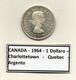 Canada - 1964 - 1 Dollaro - Charlottetown - Quebec - Argento - (MW1177) - Canada