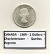 Canada - 1964 - 1 Dollaro - Charlottetown - Quebec - Argento - (MW1179) - Canada