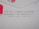 2575 - BUCURESTI, HOTEL AMBASADOR - Cartas & Documentos