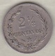 Republique Dominicaine . 2 ½ Centavos 1888 A Paris , KM# 7.3 - Dominicaine