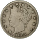 États-Unis, Liberty Nickel, 5 Cents, 1884, U.S. Mint, Philadelphie, TB+ - 1883-1913: Liberty