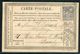 Carte Precurseur De Neuilly Pour Paris En 1877 , étiquette Commerciale Au Verso - Ref F252 - Precursor Cards