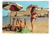 Espagne Peniscola Vista Parcial Playa Plage Femme Maillot De Bain Pinup Pin Up - Castellón