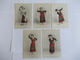 Lot De 5 Cartes D'une Même Série Danseuse Espagnole - 5 - 99 Postcards