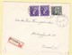 Paire N ° 693 +768 / Recommandé De Merksem ( Lsc Enveloppe  ) - 1948 Exportation