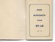 Petit Almanach Année 1956. Publicité Maison Adam Strasbourg. - Klein Formaat: 1941-60
