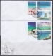 2017-FDC-46 CUBA 2017 FDC. BEACH PLAYAS DEL ANCON, VARADERO, SANTA LUCIA, PILAR, ENSENACHOS, GUARDALAVACA. - FDC