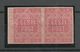 Estonia 1919 Michel 1 Essay Druckprobe On Cinema Ticket As A Pair MNH - Estland