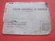 MILITARIA CARD MALAGA ESPANA ESPAGNE TARJETA PROVISIONAL DE IDENTIDAD GUARDIA CIVIL MONZO 1950 EL COMMANDANTE DEL PUESTA - Documentos