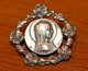 Très Belle Broche Argent 800 "Sainte Marie" Silver Religious Brooch - Religion & Esotérisme