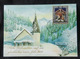 Liechtenstein 2011. Mi 1616. Christmas Card 2011. Madonna. Maxicard - Cartoline Maximum