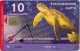 PETROZAVODSK : PET-38 10 EKOTEC Map - Sea Turtle USED Exp:31.03.03 - Russie