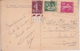 1923 - TIMBRE SEMEUSE AVEC DATE ET CACHET GIRONDE  SUR CPA - NANTES - Storia Postale