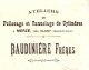 BAUDINIERE  Polissage &amp; Cannelage De Cylindres  Merzé Près CLUNY  (Saone &amp; Loire)  1910 - Cambiali