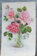 Delcampe - Cpa Lot 5x LITHO CHROMO ILLUSTRATEUR ART NOUVEAU CATHARINA KLEIN ROSE DANS GRAND VASE VERRE - Collections & Lots