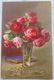 Delcampe - Cpa Lot 5x LITHO CHROMO ILLUSTRATEUR ART NOUVEAU CATHARINA KLEIN ROSE DANS GRAND VASE VERRE - Sammlungen & Sammellose