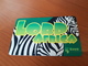 Lord Africa - Zebra  -5 €   - Little Printed   -   Used Condition - [2] Prepaid