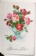 CPA Lot 8x Litho Illustrateur Divers 5x KLEIN BOUQUET ART Rose Roses Dans Vase En Verre Transparent - Sammlungen & Sammellose