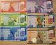 C) GAMBIA BANK NOTES 6 PC SET UNC ND 2015 - Gambie