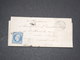 FRANCE  - Lettre De Louvres Pour Villiers Le Sec En 1855 , Affranchissement Napoléon - L 13961 - 1849-1876: Classic Period