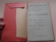 Carnet De Correspondance LYCEE De JEUNES FILLES De SAINT-ETIENNE ( Simonne André ) Anno 1921/22 - Dir. J. ANCEL ! - Diplômes & Bulletins Scolaires