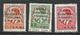 ZONA FIUMANO KUPA1942 COLORI SOPRASTAMPA CAMBIATI CHANGE COLORS OVERPRINT ONMI MATERNITA INFANZIA SERIE COMPLETA SET MNH - Fiume & Kupa