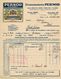 1929 PERNOD EXPORT MONTFAVET CHARENTON BORDEAUX FACTURE PUBLICITAIRE DOCUMENT COMMERCIAL Vers REVEL - Alimentaire