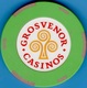 50p Casino Chip. Grosvenor, Multiple Locations, U.K. L19. - Casino