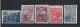 URSS197) 1942-43  Difesa Nazionale 2a Serie - Serie Cpl 5val MNH** - Ungebraucht