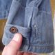 Vintage European Army Or NAVY Workwear Uniform Cotton Blue Jacket - Uniformes