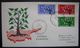 Chypre 1963 (Cyprus)  N°207/209 Sur Enveloppe (Europa) - Lettres & Documents