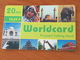 Worldcard - 20 DM - Moschee / Elefant / Giraffe   -   Used Condition - [2] Prepaid