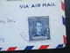 El Salvador 1947 Airmail Luftpostbrief Nach Ney York. Farmacia Y Drogueria La Cruz Roja. Luis Charlaix - El Salvador