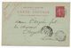 Entier Postal CP 10c Semeuse Lignée Date 416 Castillonnes (Lot-et-Garonne) Pour Chazelles-sur-Lyon 1904 - Standard Postcards & Stamped On Demand (before 1995)