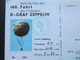 BRD 1971Freiballon D - Graf Zeppelin.Mit Originalunterschrift Des Piloten Wolfgang Von Zeppelin - Airships