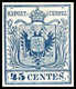 * 45 Cmi., Neudruck 1866, Ungebr. (kl. Eckbug), Fotobefund Steiner.<br/><b>Katalogpreis: 350,-</b> (Michel: 5NDI) - Other & Unclassified