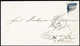 1¼ Sch., Diagonale Halbierung (li. Untere Hälfte) Auf Frischem Weißem Luxus-Ortsbrief, Dreiringstempel "113" Und Aufgabe - Other & Unclassified