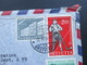 Schweiz 1955 Air Mail Pro Patria  MiF An Die Radio Corporation Camden New York. - Cartas & Documentos