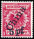 * 5 Pf. A. 10 Pfg., Futschau-Provisorium, Tadellos Ungebr., Fotoattest Steuer BPP.<br/><b>Katalogpreis: 700,-</b> (Miche - Altri & Non Classificati