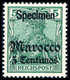 * 5 C., Aufdruck: Specimen, Tadellos Ungebr., Fotobefund Steuer BPP.<br/><b>Katalogpreis: 350,-</b> (Michel: 20SP) - Altri & Non Classificati